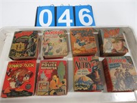 8 BIG LITTLE CARTOON / COMIC BOOKS