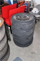 Set of 4 Michelin X-Ice Winter Tires on Rims