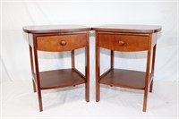 2 end tables with drawer