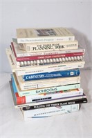 box lot of books - home improvement and misc