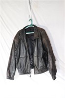 Vintage leather short jacket