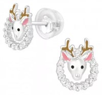 Delicate Reindeer Childs Earrings