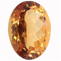 Natural Oval Cut 1.51ct Citrine Gemstone *aaa