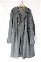 Vintage wool full length jacket - Military look