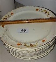 Hall's Jewel Tea 8- 10" plates