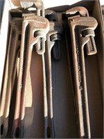 18 inch pipe wrenches some rigid