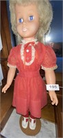 24" doll in red dress