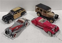 (Al) Lot w/ Die Cast Cars Inc, 1034 Packard V-12