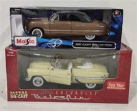 (Al) Die Cast Cars Inc, 1950 Ford & 1954 Chevy