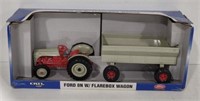 (Al) Die Cast Tractor Ford 8N w/ Flarebox Wagon