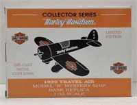 (Al) Harley Davidson 1929 Travel Air Model R Bank