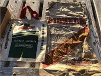 Pioneer seed bag and DeKalb
