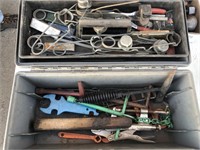 Craftsman plastic toolbox with torch tools