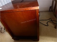 Infrared heater fireplace - works