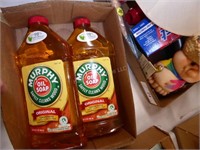 2 boxes Murphy oil & household items