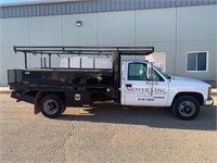 2000 GMC 3500 SL Gas 1 Ton Dually With 11' Bed