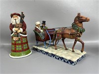 Two Jim Shore Christmas Figurines