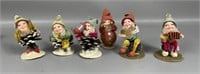 Vintage Holiday Pinecone Musical Gnome Band
