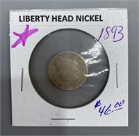 1893 Liberty Head Nickel Coin