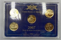2007 Gold Plated Uncirculated State Quarters