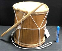 Wooden Drum with skin top