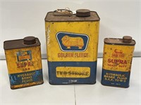 Selection 3 x Golden Fleece Tins inc Gallon and