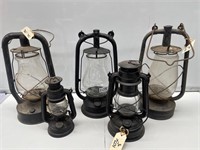 5 x Rustic Kero Lamps