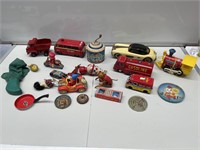 Selection Vintage Childrens Tin Toys (A/F)