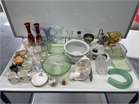 Selection Vintage Household Glassware