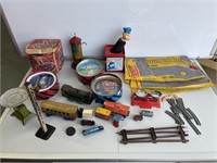 Selection Vintage Tin Toys and Other