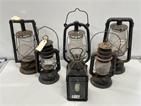 6 x Rustic Kero Lamps