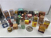 Selection Vintage Collectable Tins