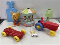 Mid Century Children's Toys, Light etc