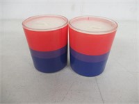 (2) 3.9 oz Blue Orchid Scented Candle