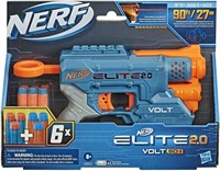 Nerf Elite 2.0 Volt SD-1, Includes 6 Official Nerf
