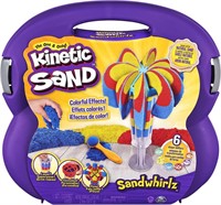 Kinetic Sand, Sandwhirlz Playset with 3 Colors of