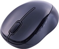 Onn 3-Button Wired Optical Mouse - USB - Black