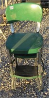 Vintage Chair with Step Stool