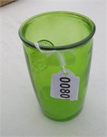 Green Authentic Recycled  Glass