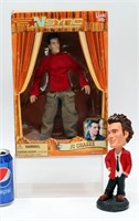 *NSYNC JC Chasez Marionette Doll & Bobble Head