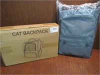 CAT BACK PACK - BLACK & GREY