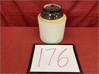 Stoneware Jar with lid