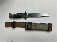 Knife, Sheath, & Stone