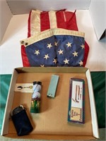 American Flag & Assorted Items