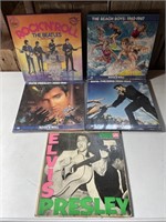 The Beatles, Elvis Presley, & The Beach Boys