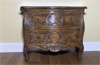 French Serpentine Nightstand