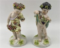 Wallendorf? Wegeley? Boy & Girl Figurines