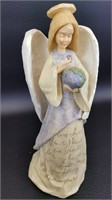 Foundations Angel Peace Figurine By Karen Hahn