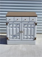 White Doors & Drawer Side Table