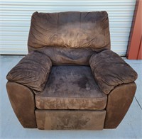 Chocolate Ashley Microfiber Rocker Recliner #1